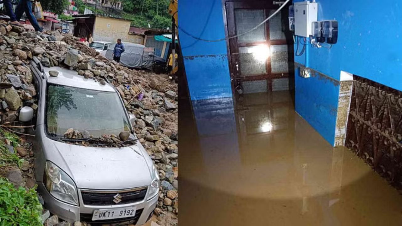 Rain havoc in Uttarakhand: चमोली में नदियां और नाले उफान पर, कई घर मलबे में दबे, लोग अपनी जान बचाने के लिए भागे