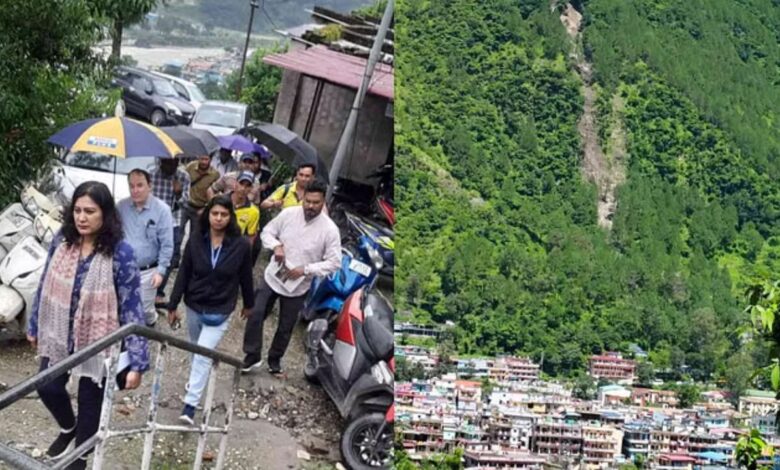 Uttarkashi: वरुणावत पर्वत पर भूस्खलन की जगह का सर्वे शुरू: टीम ने पर्वत के लिए भेजी ड्रोन ऑपरेटर और SDRF